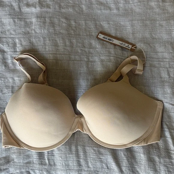 SKIMS NWT Fits Everybody Push-Up Demi Bra 38C *SAND - Picture 2 of 4